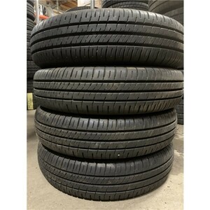 ★送料無料★ 145/80R13 2020年製 9分山 ダンロップ ENASAVE EC204 4本/中古オンロードタイヤ(夏タイヤ) タント N8171_B2