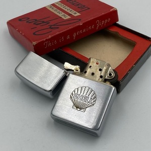 ジッポー ZIPPO ライター 1947～1949年 ３バレル SHELL シェル石油 赤箱 ボックス 箱入り