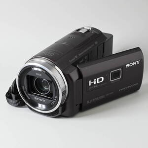 〇0593_4 【動作確認済み】 SONY HDR-PJ540 920万画素 2014年発売 デジタルビデオカメラ ハンディカム ブラウン 中古