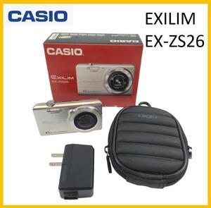 【C298】送料無料★ 中古 現状品 ★ カシオ EXILIM EX-ZS26　デジタルカメラ コンパクトカメラ