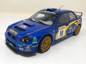 ◆オートアート Auto art 1/18 スバル インプレッサ WRX STi ブルー SUBARU Impreza 青 中古◆14929★