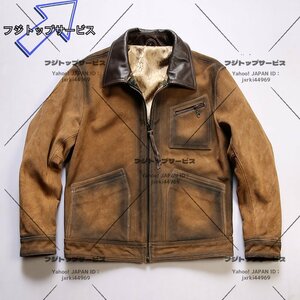 本革レザージャケット カーフスキン シングルライダース 新品 革ジャン メンズファッション バイクレザー ヴィンテージ S～2XL