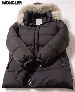 美品 国内正規品 本物保証 MONCLER モンクレール あったかぁ～い♪極暖 上質 ダウンジャケット バレンティーヌ ふわふわ☆リアルファー★