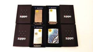 未使用保管品【ジッポ４種まとめて】ZIPPO　MILD　SEVEN　喫煙具　非売品　