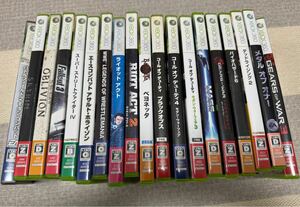 Xbox 360 ソフト　まとめ売り！19本セット。　動作確認済み。