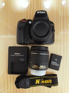 ★美品レベル★ Nikon ニコン D3400 AF-P 18-55mm 3.5-5.6 VR レンズセット ストラップ付♪