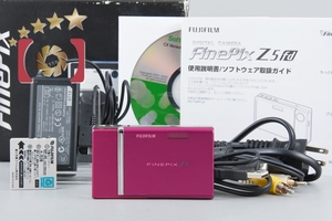 【中古】FUJIFILM 富士フイルム FINEPIX Z5fd ラズベリーレッド コンパクトデジタルカメラ 元箱付き