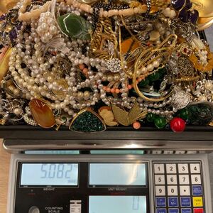 1円から！ ゴールドシルバー イヤリング リング アクセサリー パール 指輪パールブローチなど大量おまとめ！888