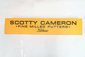 【非売品】 スコッティキャメロン SCOTTY CAMERON パター 純正 ボックス 箱 イエロー 浜松シーサイド ゴルフ サークルT GSS タイトリスト