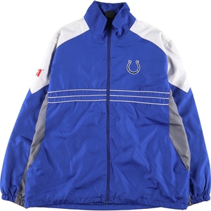 古着 リーボック Reebok NFL INDIANAPOLIS COLTS インディアナポリスコルツ ウインドブレーカー メンズXL /eaa384185 【SS2403】