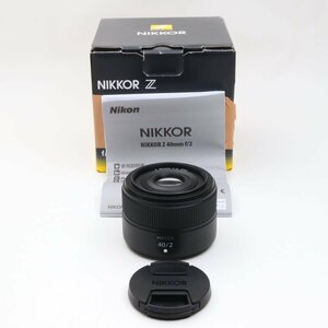 Nikon 単焦点レンズ NIKKOR Z 40mm f/2 Zマウント フルサイズ対応 ブラック