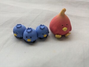 トリピカル 3 コレクション　フィギュア　ブルーベリー　いちじく　ミニチュア　カプセルトイ　ガチャガチャ