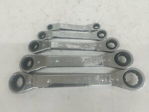 【中古品】CRAFTSMAN(クラフツマン) メガネラチェット 5本セット　ITXB11P3TTGG