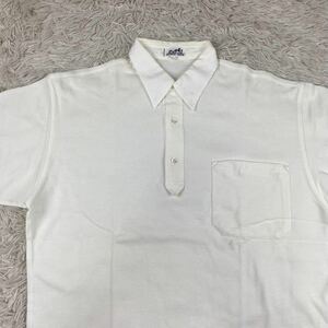 1円〜【希少/XL】HERMES エルメス Hロゴ ポロシャツ 半袖 コットン メンズ 紳士 カジュアル 最高峰