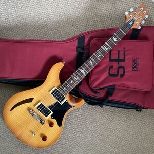 PRS SE Custom 22 Semi Hollow エレキギター フレイムメイプル PU交換あり 美品中古