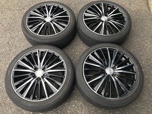 VERTEC VR-5 　１７インチ　７J　ET45　PCD100-4H　　205/45R17タイヤ付き　４本セット　アクア・ノート・スイフトなどなど