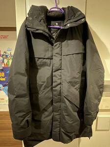 GORE-TEX GOLDWIN ゴールドウィン ダウンコート ブラック Hooded Spur Down Coat GL09301P 美品　THE NORTH FACE nanamica