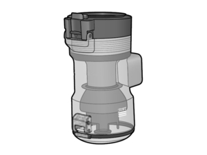 パナソニック部品：ダストボックス/AVV85K-QQ0S充電式掃除機 用