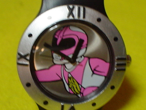 珍品　デザイン　PINK　RANGER　腕時計