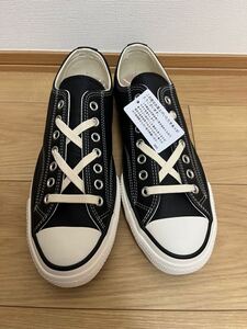  CONVERSE ADDICT CHUCK TAYLOR コンバース チャックテイラー BLACK LEATHER OX 27.5cm US9