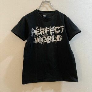 graniph/グラニフ 半袖 Tシャツ ブラック 黒 PERFECT WORLD ブラック 黒 レディース SS