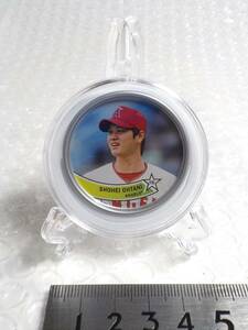 送料無 レア 大谷翔平 Topps 2018 ルーキーコインＲＣ 2018 Topps 金属製 公式メダル MLBカード ケース入り