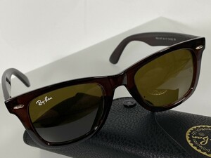 サングラス　Ray-Ban　木村拓哉　キムタク　RB2140F ブラウン　イエローレンズ　ケース付