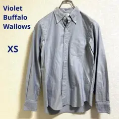 未着用！Violet Buffalo Wallows 水色　ボタンダウン　XS