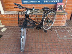 【B41】シティサイクル　27インチ自転車　鍵付き　中古現状品　※防犯登録未解除・販売証明書お渡し可能※直接引取限定※