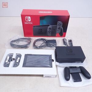 1円〜 動作品 NSW ニンテンドー SWITCH スイッチ 本体 HAC-001 任天堂 Nintendo 箱付【20