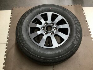 ★新車外しスペア用に！ハイグロス？ランクル250系　18×7.5J+60　139.7/6HダンロップAT23　265/65R18