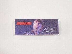 韓国 K-POP☆BIGBANG ビックバン G-DRAGON☆ホワイトアクリルネームバッチ　名札　B-79