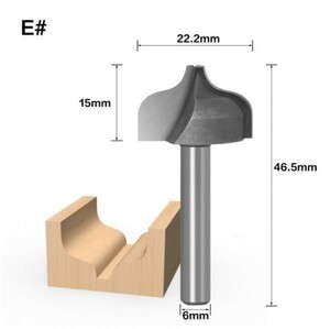 Mz174★高品質の安心商品★6ｍｍシャンクルータービット 1本★木工用ルータービット