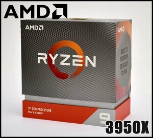 良品 AMD CPU Ryzen 9 3950X BOX Socket AM4 ライゼン 3rd GEN SERIES PROCESSOR 日本国内正規品 箱付