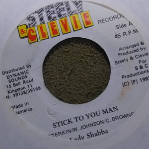 Big It Up Riddim Stick To You Man Lady Shabba from Steely & Clevie