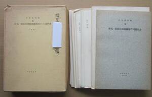 ◆日本炭田図Ⅷ 雨竜ー留萌炭田地域地質図ならびに説明書 1968年 地質調査所