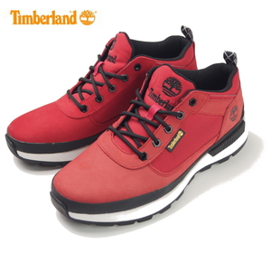 ■TIMBERLAND ティンバーランド《FIELD TREKKER LOW》フィールド トレッカーロー アウトドア スニーカー 27.5cm レッド