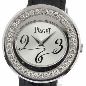 ピアジェ PIAGET P10275 ポセション K18WG ダイヤベゼル クォーツ レディース _797762