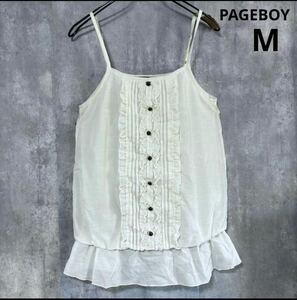 ページボーイ　PAGEBOY キャミソール　M クリーム