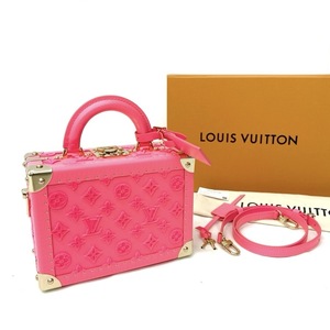 LOUISVUITTON ルイ・ヴィトン モノグラムタフタージュ プティット・ヴァリーズ トランク ショルダーバッグ M20682