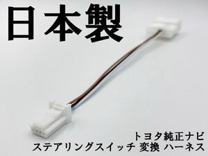 【08606-00110 同等品】 送料込 ◆日本製◆ 配線 ステアリングスイッチ 変換 ハーネス 検索用) ハイエース アクア プレミア アリオン