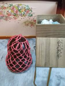 うぶだし骨董珍品漆塗り瓢箪型野弁当箱（在銘玉泉堂)