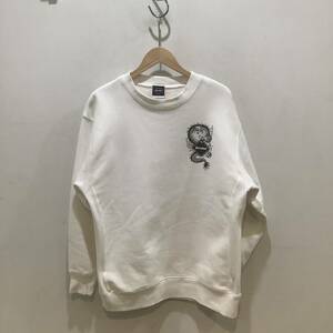 F.C.R.B エフシーアールビー DRAGON TEAM CREWNECK SWEAT ドラゴン チーム クルーネック スウェット サイズL ホワイト 658638