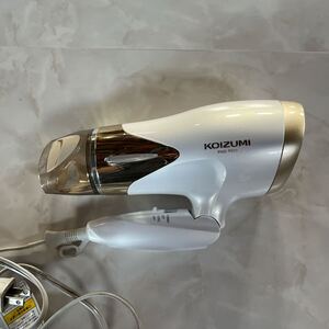 コイズミ　マイナスイオンヘアドライヤー　KOIZUMI 2022年製　ホワイト　PHD-T930 中古品　Y