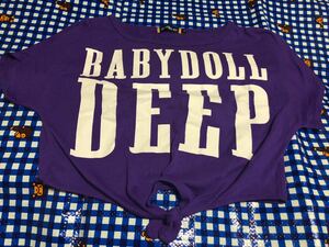 【ベビードール】前しばりドルマンTシャツ♪~S~BABYDOOLDEEP