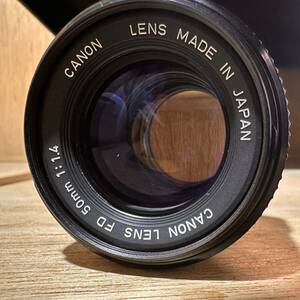 Canon New FD 50mm f1.4 マニュアルフォーカス キャノン オールド レンズ