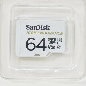 送料無料 64GB microSDXCカード マイクロSD サンディスク 高耐久ドライブレコーダー向 CL10 V30 U3 SDSQQNR-064G-GN6IA/3081