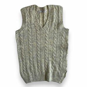 日本製★ 45RPM 45R フォーティーファイブ アール ウール ニット ベスト ベージュ系 KNIT VEST WOOL