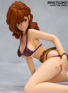 ★ルパン三世 峰不二子 “水着（パープル）” 1/7 H13cm ブラキャストオフ リペイント完成品/MINE FUJIKO LUPIN THE THIRD