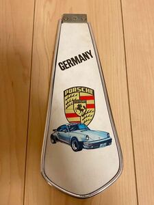 超希少　PORSCHE STUTTGAST GERMANYマッドフラップ　フェンダーフラップ　自転車用？　泥除け　インテリアの飾り等にも　当時物